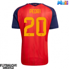 Španělsko Pedri Gonzalez #20 Domácí Dres MS 2026 Krátký Rukáv